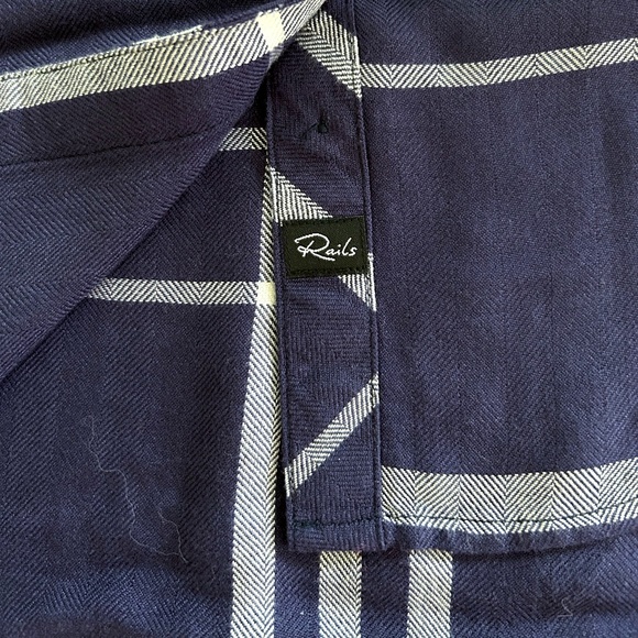 Rails Lurex Hunter Plaid Button Front Plaid Shirt Size XS - Picture 13 of 13